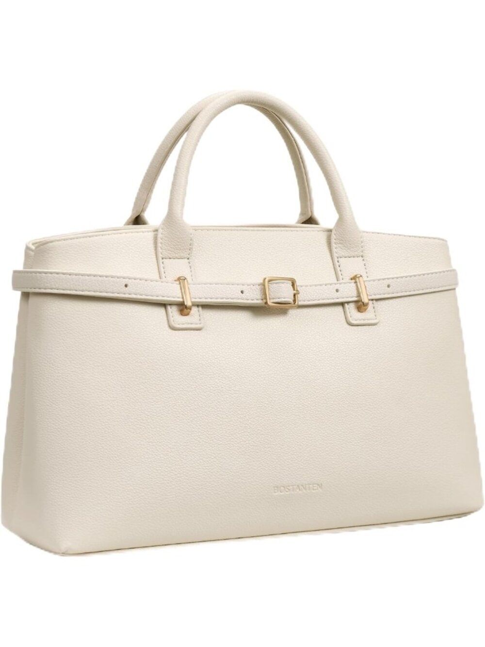 Luxury Soft Structured Satchel Bag for Women | Medium Work Tote, Expandable